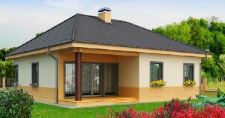 Строительство одноэтажных домов Рязань цена от 23023 руб. м2