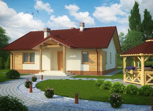 № 1038 Купить Проект дома Коскизов. Закажите готовый проект № 1038 в Рязани, цена 38844 руб.
