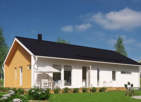 № 1057 Купить Проект дома Карна 116-134. Закажите готовый проект № 1057 в Рязани, цена 41760 руб.