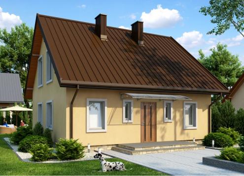 № 1069 Купить Проект дома Жарновец. Закажите готовый проект № 1069 в Рязани, цена 34236 руб.