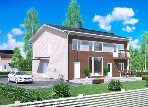 № 1222 Купить Проект дома Водпекер 164 Е 2. Закажите готовый проект № 1222 в Рязани, цена 59040 руб.