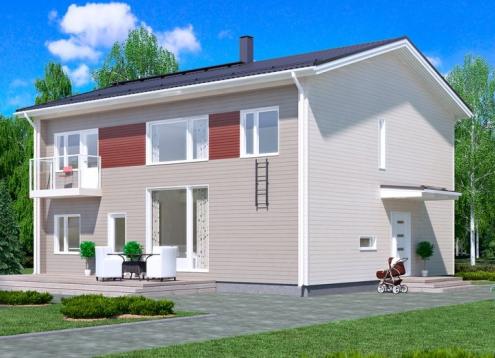 № 1223 Купить Проект дома Водпекер 164 Т 1. Закажите готовый проект № 1223 в Рязани, цена 59040 руб.