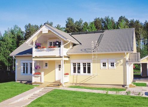 № 1226 Купить Проект дома Котикартано 165 (111). Закажите готовый проект № 1226 в Рязани, цена 59400 руб.
