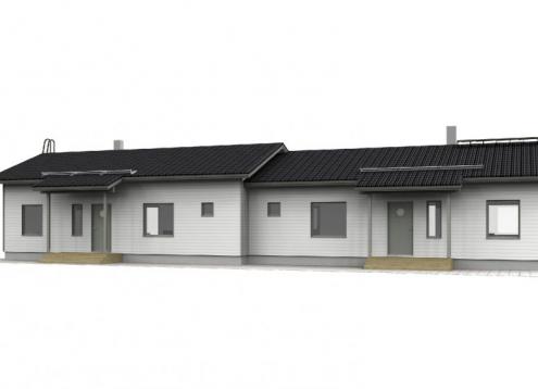 № 1227 Купить Проект дома ПТ 83-83. Закажите готовый проект № 1227 в Рязани, цена 59760 руб.