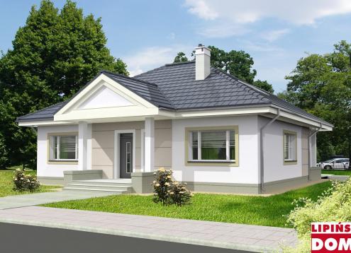 № 1307 Купить Проект дома Люси 4. Закажите готовый проект № 1307 в Рязани, цена 35640 руб.