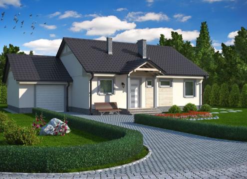 № 1565 Купить Проект дома Словикза. Закажите готовый проект № 1565 в Рязани, цена 40860 руб.