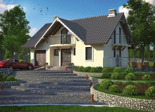 № 1571 Купить Проект дома Садогора. Закажите готовый проект № 1571 в Рязани, цена 41796 руб.