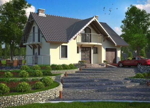 № 1576 Купить Проект дома Ласокин. Закажите готовый проект № 1576 в Рязани, цена 32544 руб.