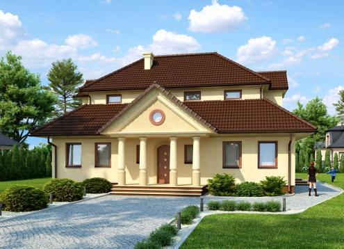 № 1583 Купить Проект дома Олхава. Закажите готовый проект № 1583 в Рязани, цена 50976 руб.