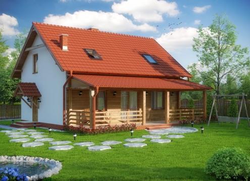 № 1598 Купить Проект дома Зерковице 2. Закажите готовый проект № 1598 в Рязани, цена 42084 руб.
