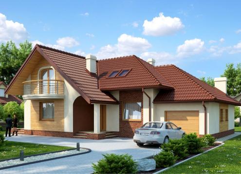 № 1609 Купить Проект дома Салватов. Закажите готовый проект № 1609 в Рязани, цена 50796 руб.