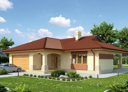 № 1618 Купить Проект дома Горсков 2. Закажите готовый проект № 1618 в Рязани, цена 62388 руб.