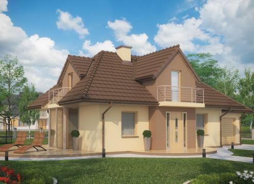 № 1622 Купить Проект дома Синезин. Закажите готовый проект № 1622 в Рязани, цена 40788 руб.