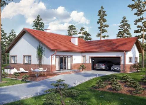 № 1631 Купить Проект дома Сосновика 2. Закажите готовый проект № 1631 в Рязани, цена 56700 руб.