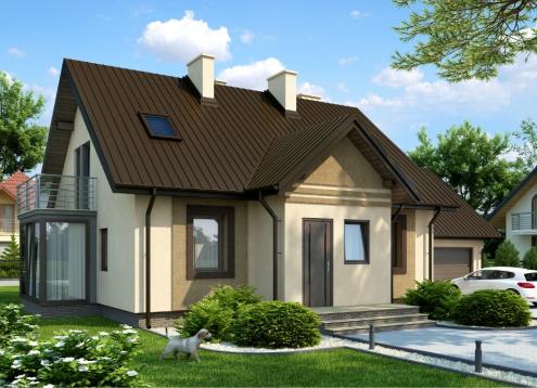№ 1644 Купить Проект дома Крокусы 2. Закажите готовый проект № 1644 в Рязани, цена 53208 руб.