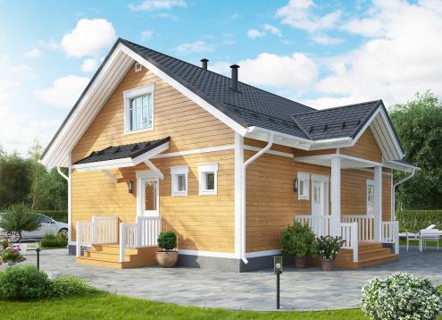 № 1671 Купить Проект дома Ателикоти 2-95Д. Закажите готовый проект № 1671 в Рязани, цена 50040 руб.