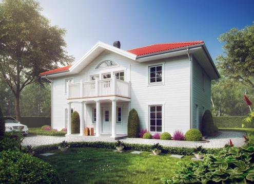 № 1687 Купить Проект дома Экибана. Закажите готовый проект № 1687 в Рязани, цена 70560 руб.